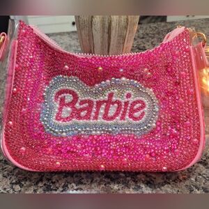Rhinestone barbie purse